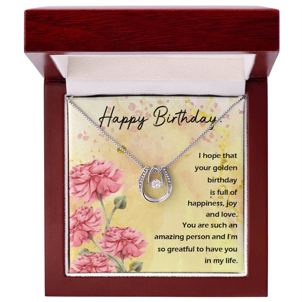 Happy Birthday | Lucky In Love Necklace | Special Gifts